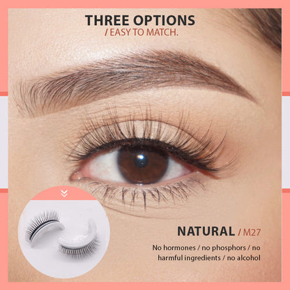 🤩?Buy 2 Get 1 Free?Waterproof & Reusable Self-Adhesive Eyelashes