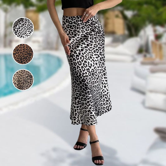 Sexy Leopard High Waist Printed Long Skirt🆕👡✨🥰