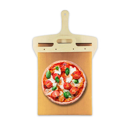 Premium Sliding Pizza Peel- Essential Kitchen Baking Tool