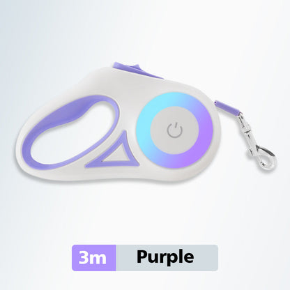 Retractable Dog Leash with LED Light