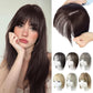 💖Instant New Look for You💖Natural Hair Toppers with Bangs for Women